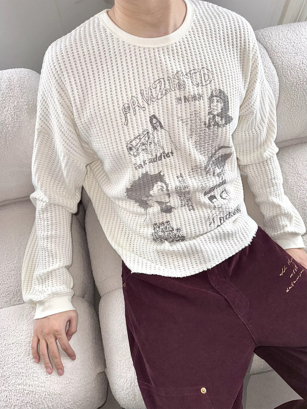 EROLE waffle long sleeve