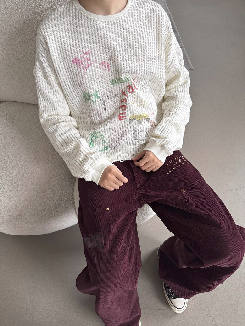 EROLE waffle long sleeve