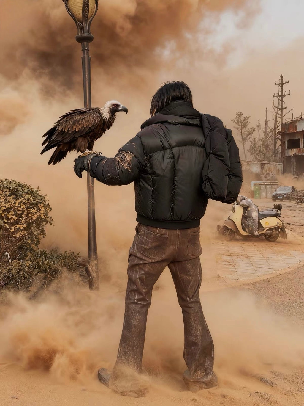 Mäson Zögern Puffer Jacket-BLACK