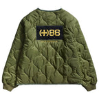 REMEDY patchwork padded jacket  back view