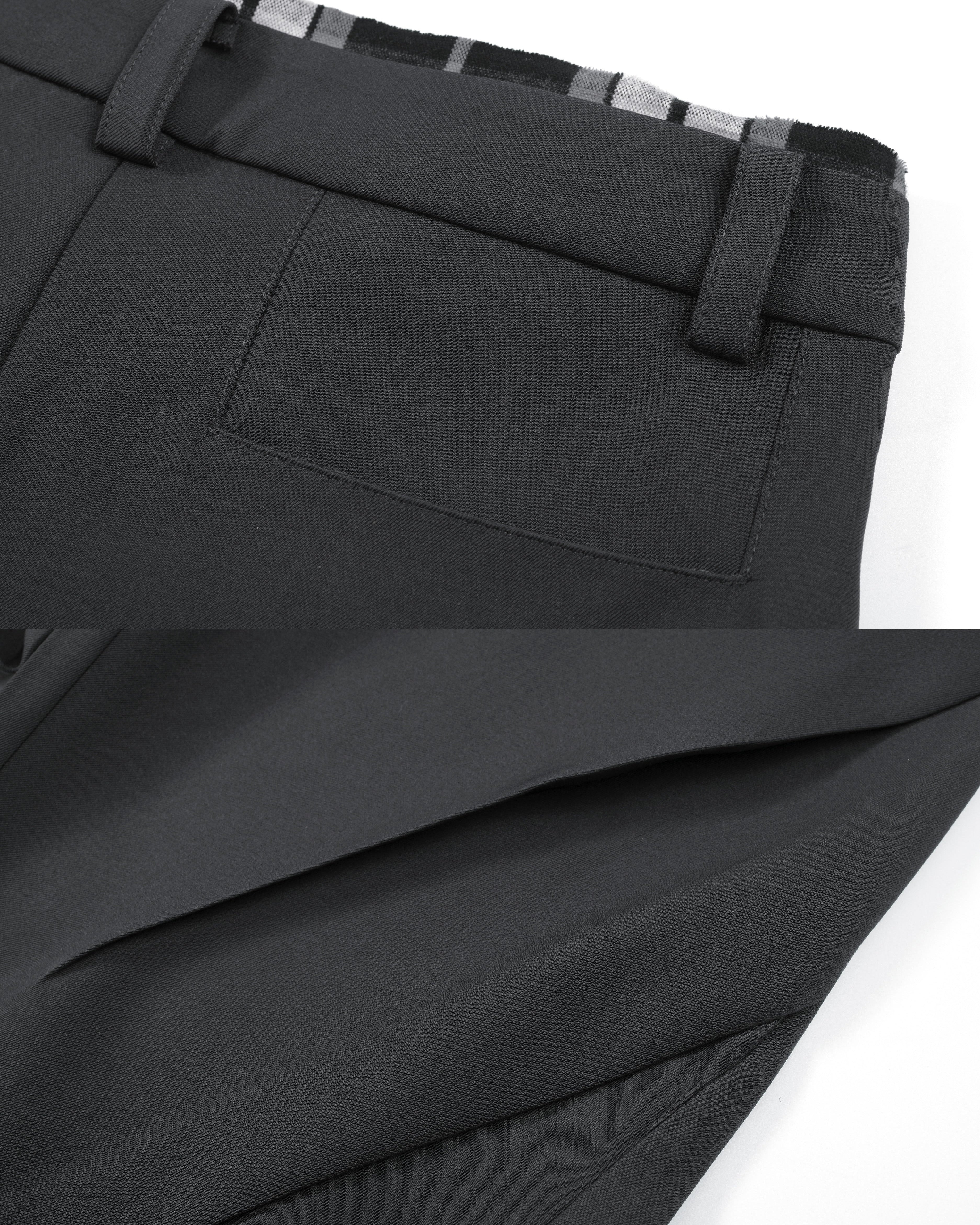 BARREL LEG SUITPANTS - GREY