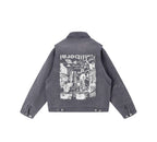 Liberafit Purger Detroit Jacket cotton casual jacket back detail  view